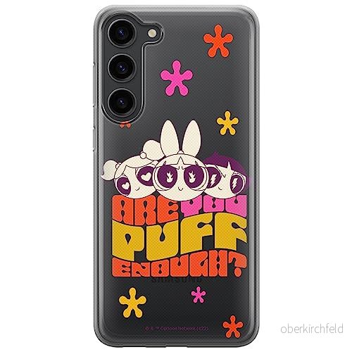 ERT GROUP mobiltelefonfodral för Samsung S23 originalt och officiellt licensierat The Powerpuff Girls mönster 043 anpassad till formen på mobiltelefonen, gedeeltelijk transparant 5905511986469