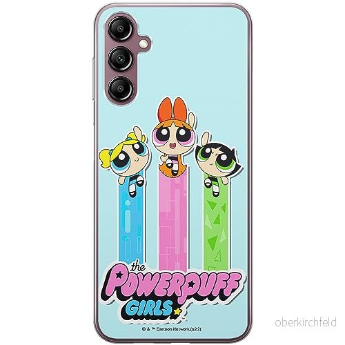 ERT GROUP mobiltelefonfodral för Samsung A14 4G/5G originalt och officiellt licensierat The Powerpuff Girls mönster 030 optimalt anpassad till formen på mobiltelefonen, fodral tillverkad av TPU plast 5905511975852