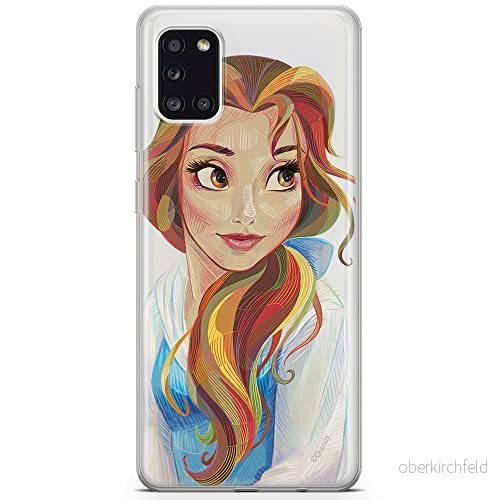 ERT GROUP mobiltelefonfodral för Samsung A31 originalt och officiellt licensierat Disney mönster Bella 003 optimalt anpassad till formen på mobiltelefonen, gedeeltelijk transparant 5903040218563