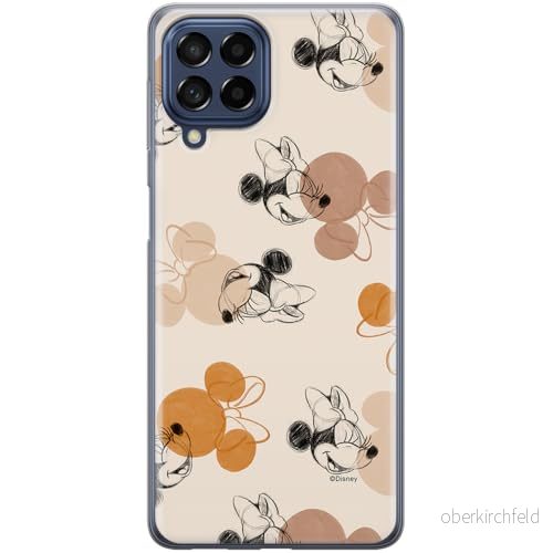 ERT GROUP mobiltelefonfodral för Samsung M53 5G originalt och officiellt licensierat Disney mönster Minnie 075 optimalt anpassad till formen på mobiltelefonen, fodral tillverkad av TPU plast 5905795027131