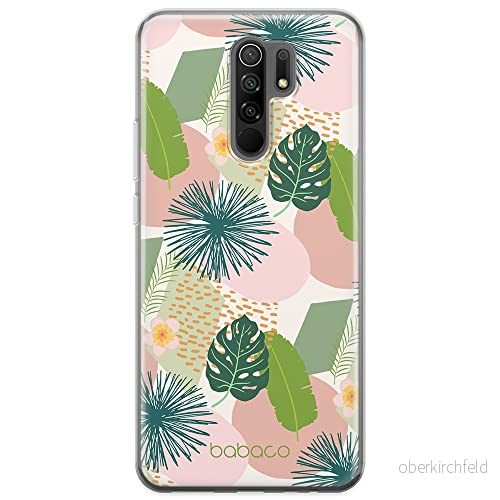 ERT GROUP mobiltelefonfodral för Xiaomi REDMI 9 originalt och officiellt licensierat Babaco mönster Plants 012 optimalt anpassad till formen på mobiltelefonen, fodral tillverkad av TPU plast 5903932580037