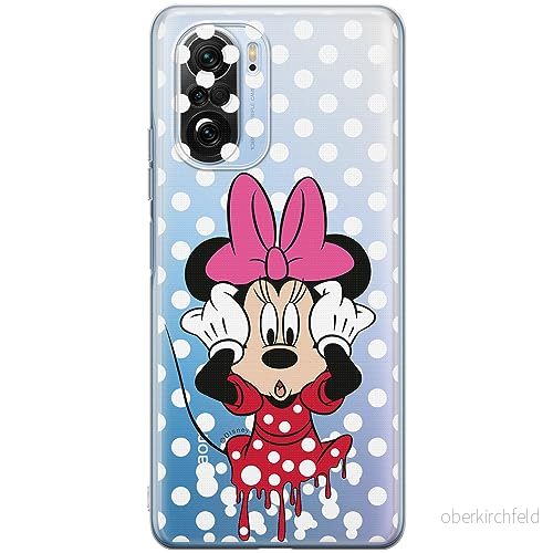 ERT GROUP mobiltelefonfodral för Xiaomi MI 11i/ REDMI K40/K40 PRO/POCO F3/ F3 PRO originalt och officiellt licensierat Disney mönster Minnie 016, gedeeltelijk transparant 5905511878900
