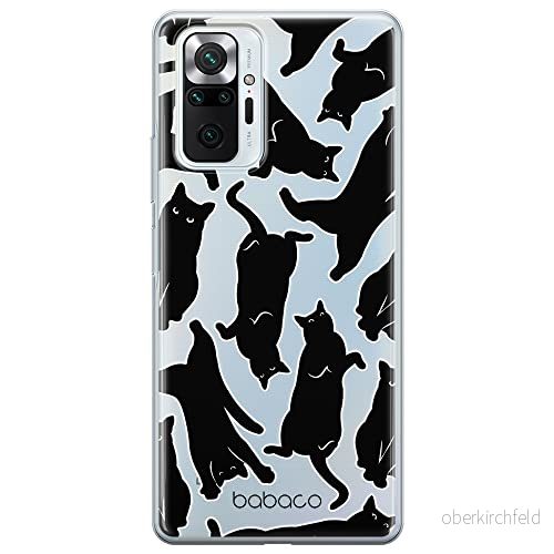 ERT GROUP mobiltelefonfodral för Xiaomi REDMI NOTE 10 PRO originalt och officiellt licensierat Babaco mönster Cats 005 optimalt anpassad till formen på mobiltelefonen, gedeeltelijk transparant 5905131125828