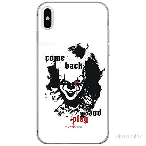 ERT GROUP mobiltelefonfodral för Iphone X/XS originalt och officiellt licensierat Horror mönster It 011 optimalt anpassad till formen på mobiltelefonen, fodral tillverkad av TPU plast 5905131969446