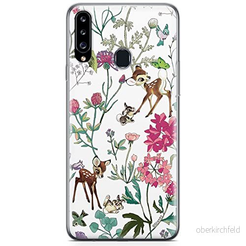 ERT GROUP mobiltelefonfodral för Samsung A20S originalt och officiellt licensierat Disney mönster Bambi & Friends 001 optimalt anpassad till formen på mobiltelefonen, fodral tillverkad av TPU plast 5904805434655