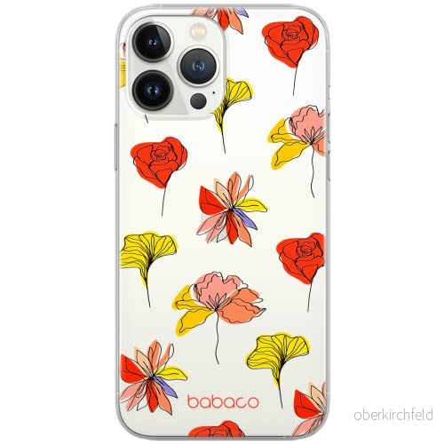 ERT GROUP mobiltelefonfodral för Oppo A53 / A53S originalt och officiellt licensierat Babaco mönster Flowers 012 optimalt anpassad till formen på mobiltelefonen, gedeeltelijk transparant 5903932607277