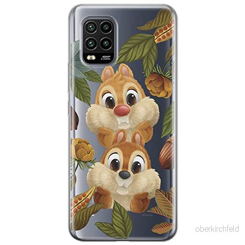 ERT GROUP mobiltelefonfodral för Xiaomi MI 10 LITE originalt och officiellt licensierat Disney mönster Chip & Dale 002 optimalt anpassad till formen på mobiltelefonen, gedeeltelijk transparant 5903537162683