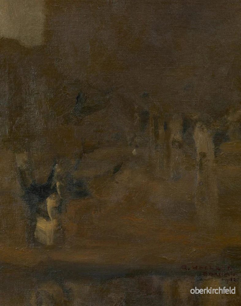 Målning Studie av landskap från Dachau - Adolf Hölzel | Konsttryck - Bild 2