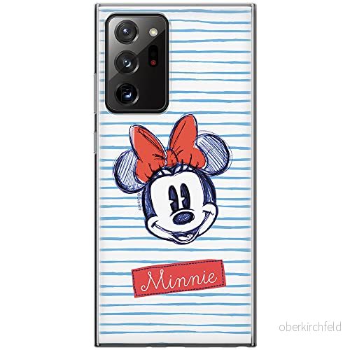 ERT GROUP mobiltelefonfodral för Samsung GALAXY NOTE 20 ULTRA originalt och officiellt licensierat Disney mönster Minnie 011 anpassad till formen på mobiltelefonen, fodral tillverkad av TPU plast 5903040354971