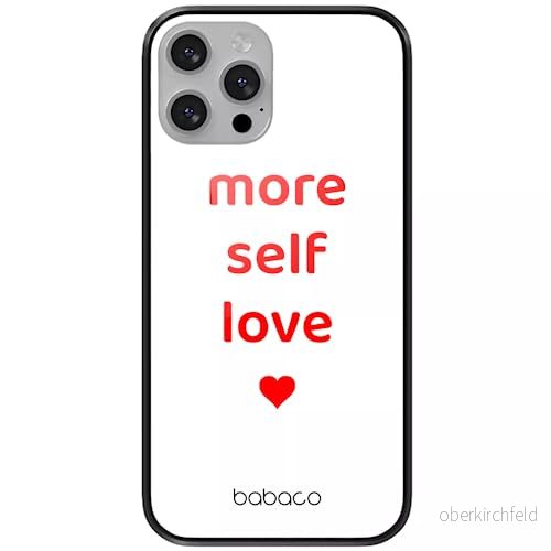 ERT GROUP mobiltelefonfodral för Apple Iphone 13 PRO MAX originalt och officiellt licensierat Babaco mönster More self love 001 tillverkad av härdat glas, skyddsfodral 5904805867026