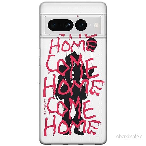 ERT GROUP mobiltelefonfodral för Google PIXEL 7 PRO originalt och officiellt licensierat Horror mönster It 014 optimalt anpassad till formen på mobiltelefonen, fodral tillverkad av TPU plast 5905795174491