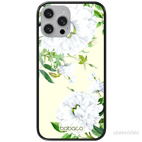 ERT GROUP mobiltelefonfodral för Apple Iphone 13 PRO MAX originalt och officiellt licensierat Babaco mönster Flowers 047 tillverkad av härdat glas, skyddsfodral 5905131336965