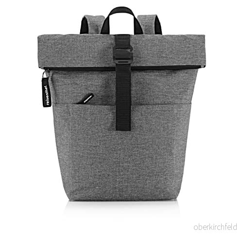 EK7052 ROLLTOP RYGGSÄCK Twist SILVER gymväska dam storlek Unica, Silver, En storlek, Sport 4012013732805