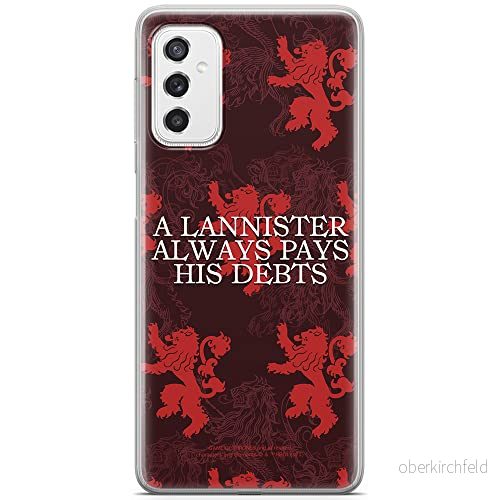 ERT GROUP mobiltelefonfodral för Samsung M52 5G originalt och officiellt licensierat Game od Thrones mönster of 018 anpassad till formen på mobiltelefonen, fodral tillverkad av TPU plast 5904805492693