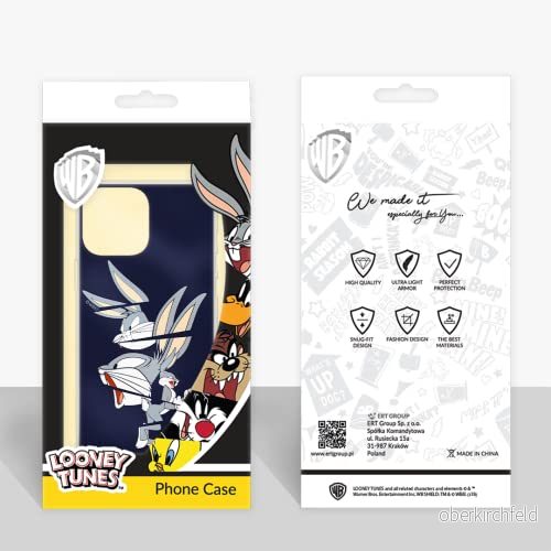 ERT GROUP mobiltelefonfodral för Samsung S10 PLUS originalt och officiellt licensierat Looney Tunes mönster Bugs 008 Vit optimalt anpassad till formen på mobiltelefonen, fodral tillverkad av TPU plast 5903040845929