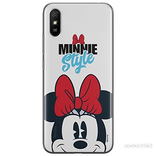 ERT GROUP mobiltelefonfodral för Xiaomi REDMI 9A originalt och officiellt licensierat Disney mönster Minnie 027 optimalt anpassad till formen på mobiltelefonen, fodral tillverkad av TPU plast 5903040296998