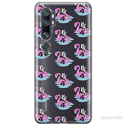 ERT GROUP mobiltelefonfodral för Xiaomi MI NOTE 10 / PRO originalt och officiellt licensierat Disney mönster Minnie 023 anpassad till formen på mobiltelefonen, gedeeltelijk transparant 5904805579226