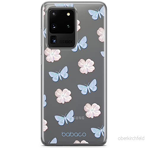 ERT GROUP mobiltelefonfodral för Samsung S20 ULTRA / S11 PLUS originalt och officiellt licensierat Babaco mönster Flowers 043 optimalt anpassad till formen på mobiltelefonen, gedeeltelijk transparant 5905131319142
