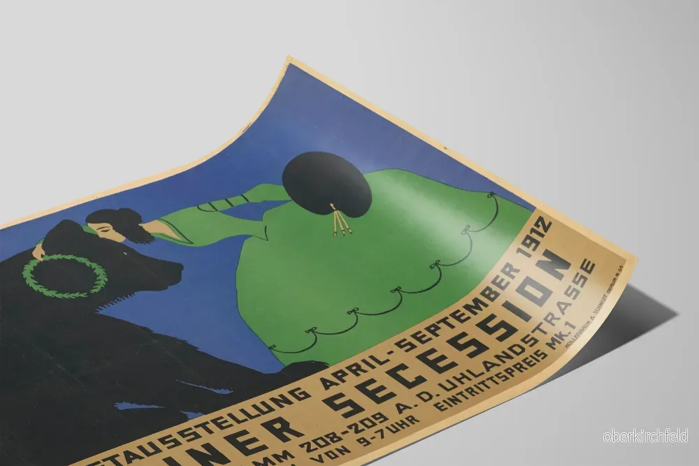 Affisch till XXIV:e konstutställningen av Berliner Sezession 1912 - Bild 2