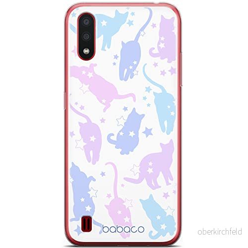 ERT GROUP mobiltelefonfodral för Samsung A01 originalt och officiellt licensierat Babaco mönster Cats 016 optimalt anpassad till formen på mobiltelefonen, fodral tillverkad av TPU plast 5905131098269