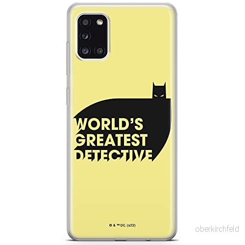 ERT GROUP mobiltelefonfodral för Samsung A31 originalt och officiellt licensierat DC mönster Batman 051 optimalt anpassad till formen på mobiltelefonen, fodral tillverkad av TPU plast 5905131543103
