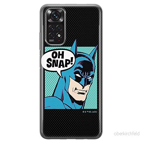 ERT GROUP mobiltelefonfodral för Xiaomi REDMI 10 originalt och officiellt licensierat DC mönster Batman 038 anpassad till formen på mobiltelefonen, fodral tillverkad av TPU plast 5905131550248