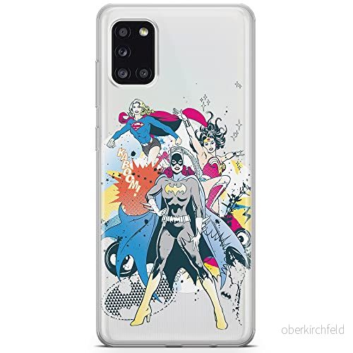 ERT GROUP mobiltelefonfodral för Samsung A31 originalt och officiellt licensierat DC mönster Super Girls 001 optimalt anpassad till formen på mobiltelefonen, gedeeltelijk transparant 5903040220542