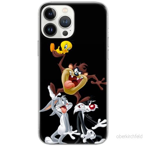 ERT GROUP mobiltelefonfodral för Samsung A50/A50s/A30s originalt och officiellt licensierat Looney Tunes mönster 001 Vit anpassad till formen på mobiltelefonen, fodral tillverkad av TPU plast 5902980311198
