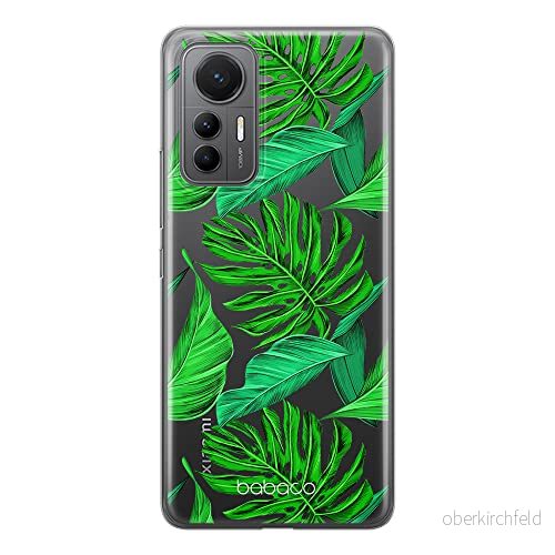 ERT GROUP mobiltelefonfodral för Xiaomi 12 LITE originalt och officiellt licensierat Babaco mönster Plants 006 optimalt anpassad till formen på mobiltelefonen, gedeeltelijk transparant 5905511502966