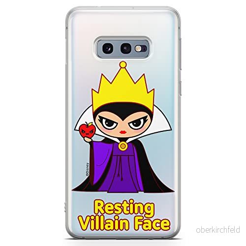 ERT GROUP mobiltelefonfodral för Samsung S10e originalt och officiellt licensierat Disney mönster The Evil Queen 002 optimalt anpassad till formen på mobiltelefonen, gedeeltelijk transparant 5905131497369