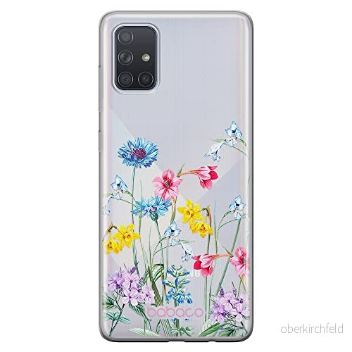 ERT GROUP mobiltelefonfodral för Samsung A71 5G originalt och officiellt licensierat Babaco mönster Flowers 040 optimalt anpassad till formen på mobiltelefonen, gedeeltelijk transparant 5905131309655