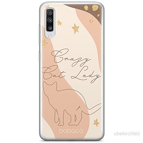 ERT GROUP mobiltelefonfodral för Samsung A70 originalt och officiellt licensierat Babaco mönster Cats 009 optimalt anpassad till formen på mobiltelefonen, fodral tillverkad av TPU plast 5905131064943