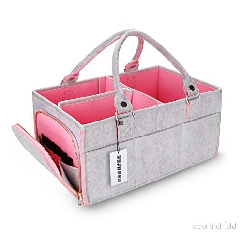 Blöjorganisatör för baby, flicka och pojke, stor förvaringskorg barnrum, bärbar hållare, toteväska skötbord bil, babyshower gåvor, nyfödda måste ha artiklar, babyregistreringsmåsten. 767410424184