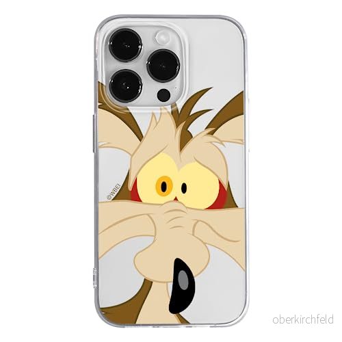 ERT GROUP mobiltelefonfodral för Apple Iphone 14 PRO MAX originalt och officiellt licensierat Looney Tunes mönster Coyote 001 optimalt anpassad till formen på mobiltelefonen, gedeeltelijk transparant 5905131942449