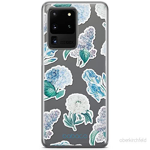 ERT GROUP mobiltelefonfodral för Samsung S20 ULTRA / S11 PLUS originalt och officiellt licensierat Babaco mönster Flowers 029 optimalt anpassad till formen på mobiltelefonen, gedeeltelijk transparant 5905131273406