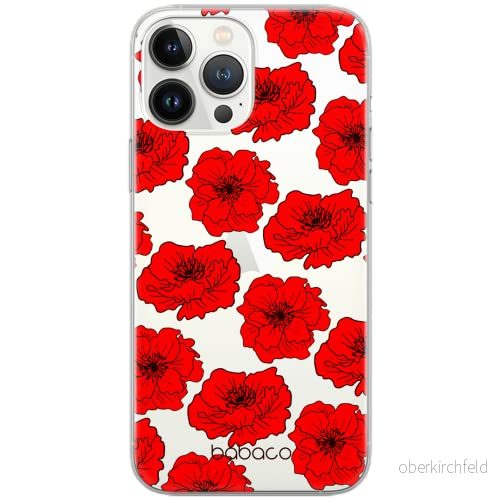 ERT GROUP mobiltelefonfodral för Apple Iphone 6/6S originalt och officiellt licensierat Babaco mönster Flowers 018 Vit optimalt anpassad till formen på mobiltelefonen, gedeeltelijk transparant 5903932633511