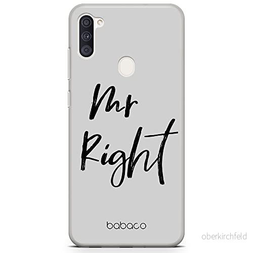 ERT GROUP mobiltelefonfodral för Samsung A03S originalt och officiellt licensierat Babaco mönster Mr Right 001 optimalt anpassad till formen på mobiltelefonen, fodral tillverkad av TPU plast 5904805052545