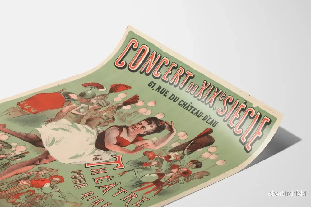 Vintageposter för konsert från 1800-talets teater för skratt - Bild 3