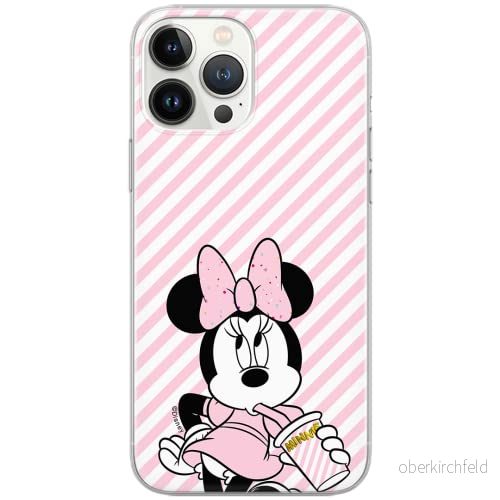 ERT GROUP mobiltelefonfodral för Samsung S10 PLUS originalt och officiellt licensierat Disney mönster Minnie 017 Vit optimalt anpassad till formen på mobiltelefonen, fodral tillverkad av TPU plast 5903040687383