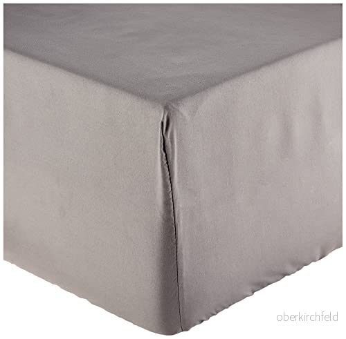 Elegant Comfort 1 500 premium hotellkvalitet delat dra på lakan, mjukaste kvalitetsmikrofiber djup ficka upp till 40 cm, skrynkel och blekningsbeständig, hel, grå 755874907084