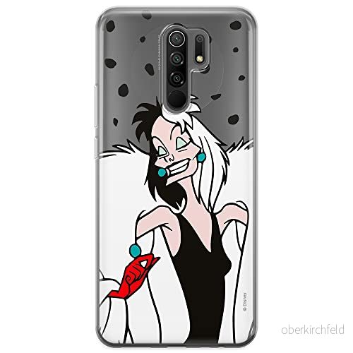 ERT GROUP mobiltelefonfodral för Xiaomi REDMI 9 originalt och officiellt licensierat Disney mönster Cruella 004 optimalt anpassad till formen på mobiltelefonen, gedeeltelijk transparant 5903040305102