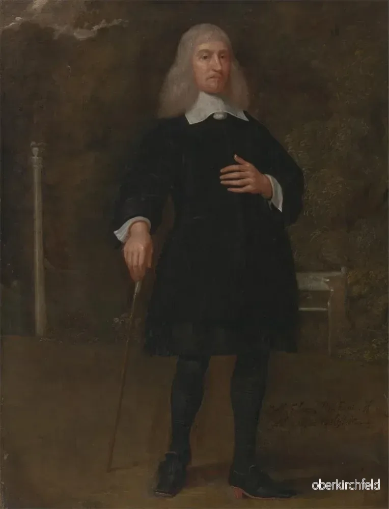 Målning Colonel Alexander Popham de Littlecote Wiltshire - Abraham Staphorst - Bild 2