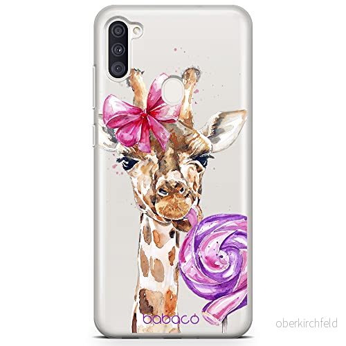 ERT GROUP mobiltelefonfodral för Samsung A03S originalt och officiellt licensierat Babaco mönster Giraffe 001 optimalt anpassad till formen på mobiltelefonen, gedeeltelijk transparant 5904805001147