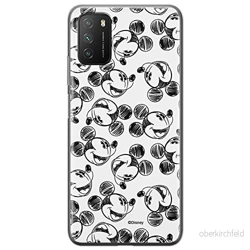 ERT GROUP mobiltelefonfodral för Xiaomi REDMI 9T originalt och officiellt licensierat Disney mönster Mickey 025 optimalt anpassad till formen på mobiltelefonen, fodral tillverkad av TPU plast 5904805595295