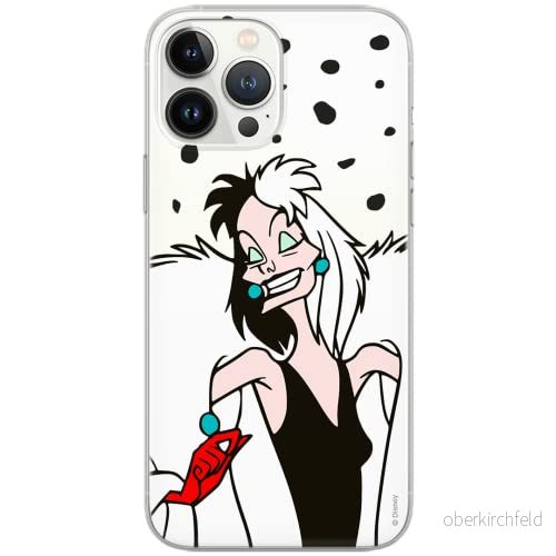 ERT GROUP mobiltelefonfodral för Samsung F62 / M62 originalt och officiellt licensierat Disney mönster Cruella 004 optimalt anpassad till formen på mobiltelefonen, gedeeltelijk transparant 5904805533648