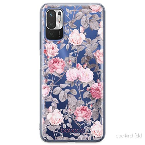 ERT GROUP mobiltelefonfodral för Xiaomi REDMI NOTE 10 5G / POCO M3 PRO originalt och officiellt licensierat Babaco mönster Flowers 054 anpassad till formen på mobiltelefonen, gedeeltelijk transparant 5905131354808