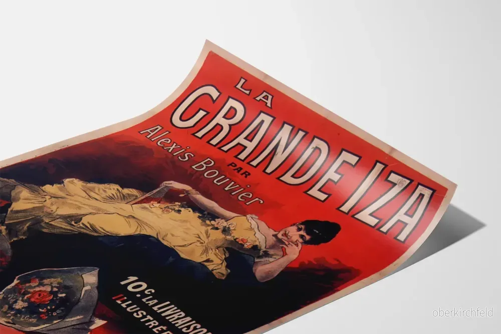 Vintageposter La Grande Iza av Alexis Bouvier - Bild 3