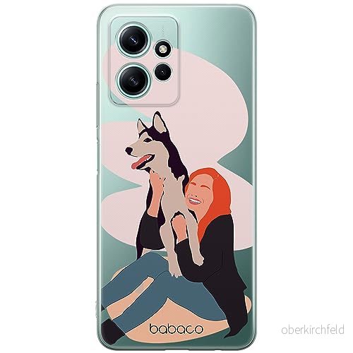 ERT GROUP mobiltelefonfodral för Xiaomi REDMI NOTE 12 4G originalt och officiellt licensierat Babaco mönster Dogs 004 optimalt anpassad till formen på mobiltelefonen, gedeeltelijk transparant 5905511946289