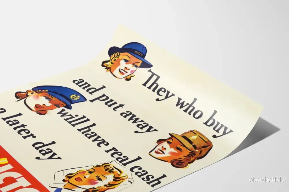 Vintage kampanjposter för Vinstkuponger - Bild 3