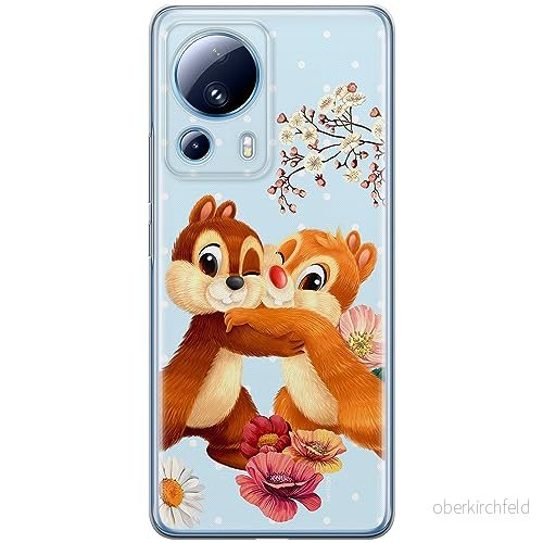 ERT GROUP mobiltelefonfodral för Xiaomi 13 LITE/CIVI 2 originalt och officiellt licensierat Disney mönster Chip & Dale 003 anpassad till formen på mobiltelefonen, fodral tillverkad av TPU plast 5905511933623